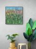 Garden Mire | Oil And Acrylic Painting in Paintings by Rita Vilma. Item composed of canvas and synthetic in contemporary style
