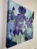 "A Midsummer Night's Dream" floral semi-abstract painting | Oil And Acrylic Painting in Paintings by Mandy Martin Art. Item made of canvas