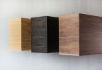 Wood Light Three | Chandeliers by John Beck Steel | Cleveland-Heath in Edwardsville. Item composed of oak wood in mid century modern or contemporary style