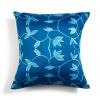 Folio Indigo Silk Pillow | Pillows by Studio Variously. Item made of fabric