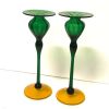 Tall Candleholders | Candle Holder in Decorative Objects by Rick Strini. STRINI ART GLASS. Item composed of glass