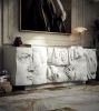 Lissomnia Console | Media Console in Storage by LO Contemporary. Item made of wood with glass works with contemporary & modern style