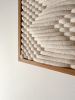 ZigZag | Tapestry in Wall Hangings by Ana Salazar Atelier. Item made of oak wood with cotton works with minimalism & japandi style