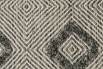 Rug & Kilim’s Contemporary Scatter Rug with White and Gray | Area Rug in Rugs by Rug and Kilim. Item made of wool