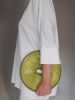 Big kiwi platter 28 cm | Decorative Plate in Decorative Objects by Federica Massimi Ceramics
