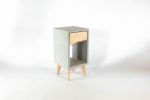 Classic Blond - Classic | Nightstand in Storage by Curly Woods. Item made of oak wood & concrete compatible with modern style