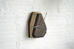 Geometric Wall or Table Clock | Decorative Objects by THE IRON ROOTS DESIGNS | Clients Residence - Portland, OR in Portland. Item made of wood