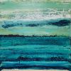 Swimming in the Turquoise - SOLD | Oil And Acrylic Painting in Paintings by Liz Friel. Item made of synthetic