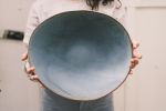Ceramic Serving Platter in Deepwater Blue | Serveware by Pyre Studio. Item composed of stoneware
