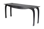 Desk in ebonized English oak, Design No 5. Unique | Tables by Jonathan Field. Item composed of oak wood