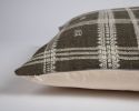 Bhujodi Wool Handloom Pillow, Cedar - 20 x 20 inch | Pillows by ARTISAGA PRIVATE LIMITED. Item made of cotton compatible with contemporary and modern style