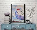 Lift off | Oil And Acrylic Painting in Paintings by Elena Parau. Item made of paper compatible with boho and contemporary style