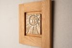 Sun Ceramic Wall Art | Wall Sculpture in Wall Hangings by Clare and Romy Studio. Item composed of ceramic in boho or mid century modern style