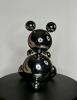 Middle Stainless Steel Bear Gabriel | Sculptures by IRENA TONE. Item composed of steel in minimalism or art deco style