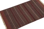 Vintage Baluch Tribal Kilim with Red, Blue and Beige Stripes | Area Rug in Rugs by Rug and Kilim