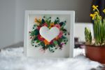 Quilled Heart | Wall Sculpture in Wall Hangings by Mira's Craft. Item made of paper