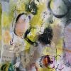 Veronica The Art Of Fashion | Mixed Media by Darlene Watson Abstract Artist. Item made of paper & synthetic