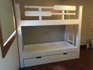 Acadia Loft and Bunk Beds | Beds & Accessories by Fletcher House Furniture. Item composed of maple wood