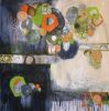 Construction Site | Oil And Acrylic Painting in Paintings by Kathy Ferguson Art. Item composed of canvas & synthetic
