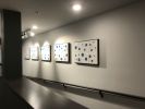 19 x 2 ft handmade wall tile sculpture | Wall Sculpture in Wall Hangings by Abstract Art by Jeff Pender | Sojourn Glenwood Place Apartments in Raleigh. Item made of wood with ceramic