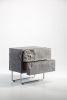 Bedside table BreakFree | Tables by PANOPTIKUM COLLECTIONS. Item made of wood with fabric works with minimalism & contemporary style