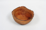 Massive Thuja Wood Bowl with Emerald Resin | Decorative Bowl in Decorative Objects by Holzkunst Samuel Meisinger. Item composed of wood in art deco style