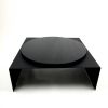 The "DOT dot" Minimal Coffee Table | Tables by Ooak Design Inc.. Item made of steel with leather works with minimalism style