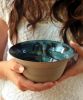 Blue Ceramic Bowl Set Of 2 | Serving Bowl in Serveware by ShellyClayspot. Item made of stoneware