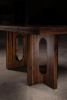 Mr. O Solid Walnut Finish Dining Table | Tables by Aeterna Furniture. Item composed of walnut