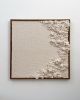 Hand woven wall art frame (Beach Cliff 002) | Tapestry in Wall Hangings by Elle Collins. Item composed of oak wood & cotton compatible with boho and minimalism style