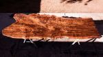 Walnut Live Edge Single Slab 48x110" Dining Table | Tables by Lumberlust Designs. Item composed of walnut