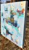 The Poetry of Light | Oil And Acrylic Painting in Paintings by Cynthia Ligeros. Item composed of canvas in mid century modern or contemporary style