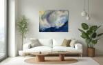 Windswept Arrival | Oil And Acrylic Painting in Paintings by AnnMarie LeBlanc. Item composed of wood in minimalism or contemporary style
