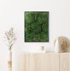 100% Live Moss Wall Art in Black | Decorative Objects by Moss Pure. Item made of wood compatible with contemporary and industrial style