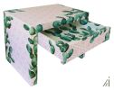 Cactus Capture | Nightstand in Storage by Habitat Improver - Furniture Restyle and Applied Arts. Item made of wood with fabric works with eclectic & maximalism & traditional style