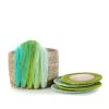 fanned out coaster sets | Tableware by Charlie Sprout. Item made of cotton