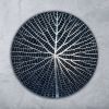 Night Waterlily Black Edition | Wall Sculpture in Wall Hangings by Julia Gorbunova. Item made of glass compatible with contemporary and modern style