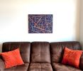"Untitled" (Royal Purple" | Oil And Acrylic Painting in Paintings by Matthew Mahler. Item made of fabric with synthetic