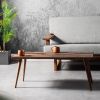 Walnut Coffee Table, Mid Century Side Table | Tables by Halohope Design. Item composed of walnut compatible with minimalism and mid century modern style