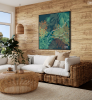 Underwater | Prints in Paintings by Trish Sierer Studio. Item made of wood with canvas works with boho & mid century modern style
