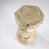 Piedra Bleached Wood Side Table | Tables by Pfeifer Studio. Item composed of wood in boho or minimalism style
