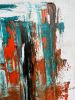 "Urban Dreamscape" | Oil And Acrylic Painting in Paintings by Shirly Maimom Art. Item made of canvas works with contemporary & art deco style