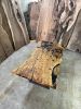 Black Olive Epoxy Resin Custom Live Edge Dining Table | Tables by TigerWoodAtelier. Item made of wood & metal compatible with minimalism and contemporary style