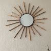 Handmade Decorative Mirror | Decorative Objects by Magdyss Boutique. Item composed of bamboo & glass