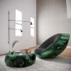 UFO Rocking Chair | Chairs by Mavimatt. Item made of leather