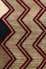 Vintage Gabbeh Tribal Rug in Beige-Brown and Red Chevron | Area Rug in Rugs by Rug and Kilim