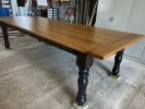 10' White Oak Dining Table | Tables by Peach State Sawyer Services. Item composed of oak wood in country & farmhouse style