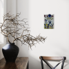 Winter Moon, Winter Series No. 4 | Wall Sculpture in Wall Hangings by Gila Mosaics Studio. Item composed of birch wood and ceramic in contemporary style
