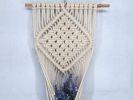 Macrame Plant Holder | Macrame Wall Hanging in Wall Hangings by Desert Indulgence. Item composed of cotton