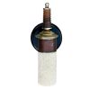 Fiber Filter Cylinder Sconce | Sconces by RailroadWare Lighting Hardware & Gifts. Item composed of glass in country & farmhouse or eclectic & maximalism style